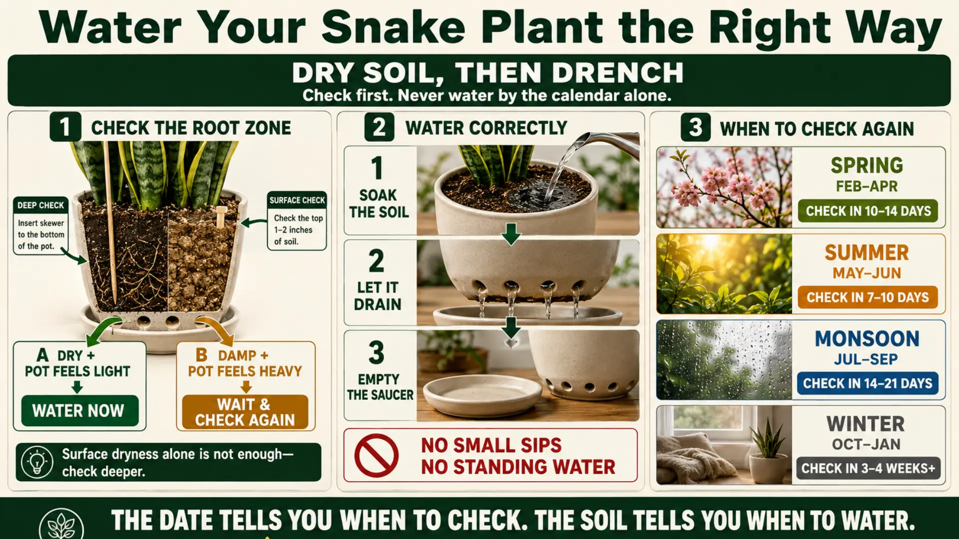 Snake Plant Watering Guide
